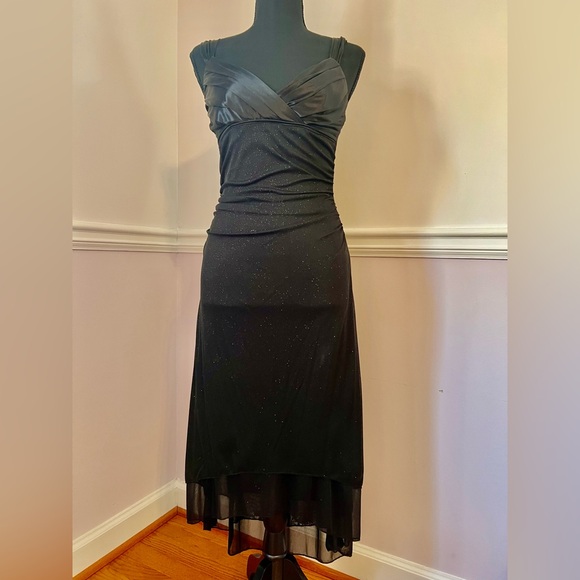 Ruby Rox Black Ruched Dress - Picture 1 of 10